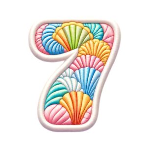 Heat transfers Iron on stickers  shell letter 34 for Tshirts Iron on Decal Patches Stickers Clothes Hat Pillows DIY Crafts