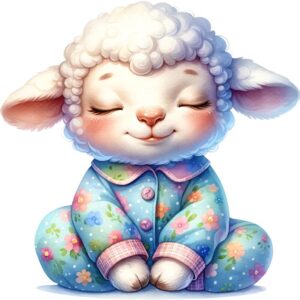 Heat transfers Iron on stickers  sleping animal 33 for Tshirts Iron on Decal Patches Stickers Clothes Hat Pillows DIY Crafts