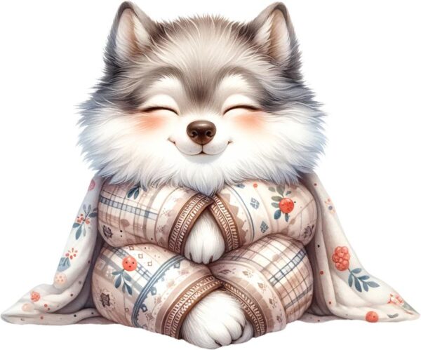 Heat transfers Iron on stickers  sleping animal 44 for Tshirts Iron on Decal Patches Stickers Clothes Hat Pillows DIY Crafts