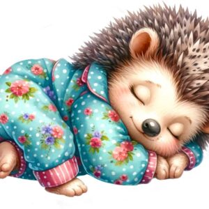 Heat transfers Iron on stickers  sleping animal 62 for Tshirts Iron on Decal Patches Stickers Clothes Hat Pillows DIY Crafts