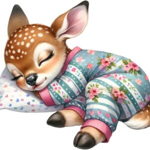 Heat transfers Iron on stickers  sleping animal 63 for Tshirts Iron on Decal Patches Stickers Clothes Hat Pillows DIY Crafts