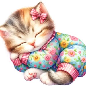 Heat transfers Iron on stickers  sleping animal 66 for Tshirts Iron on Decal Patches Stickers Clothes Hat Pillows DIY Crafts