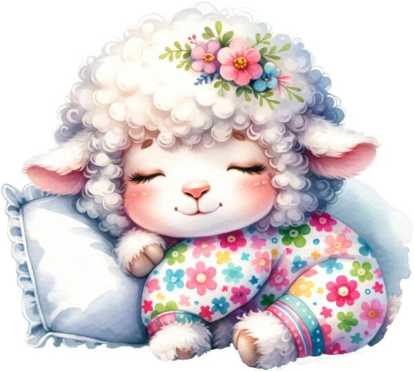 Heat transfers Iron on stickers  sleping animal 7 for Tshirts Iron on Decal Patches Stickers Clothes Hat Pillows DIY Crafts