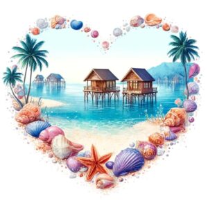 Heat transfers Iron on stickers  summer 14 for Tshirts Iron on Decal Patches Stickers Clothes Hat Pillows DIY Crafts