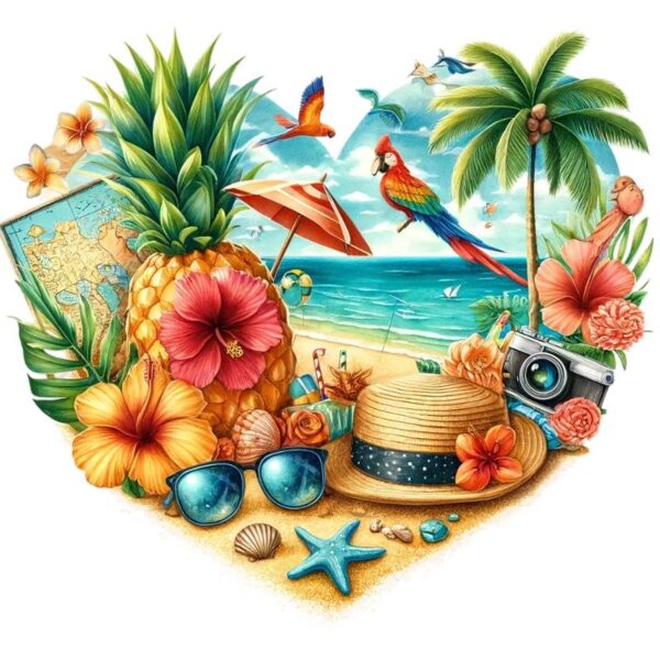 Heat transfers Iron on stickers  summer 31 for Tshirts Iron on Decal Patches Stickers Clothes Hat Pillows DIY Crafts