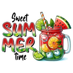 Heat transfers Iron on stickers  summer 34 for Tshirts Iron on Decal Patches Stickers Clothes Hat Pillows DIY Crafts