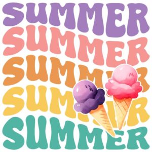 Heat transfers Iron on stickers  summer 48 for Tshirts Iron on Decal Patches Stickers Clothes Hat Pillows DIY Crafts