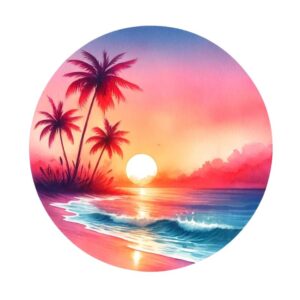 Heat transfers Iron on stickers  summer 6 for Tshirts Iron on Decal Patches Stickers Clothes Hat Pillows DIY Crafts