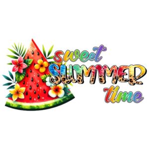 Heat transfers Iron on stickers  summer 61 for Tshirts Iron on Decal Patches Stickers Clothes Hat Pillows DIY Crafts