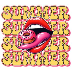 Heat transfers Iron on stickers  summer 74 for Tshirts Iron on Decal Patches Stickers Clothes Hat Pillows DIY Crafts