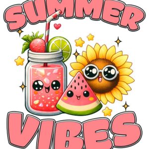 Heat transfers Iron on stickers  summer 76 for Tshirts Iron on Decal Patches Stickers Clothes Hat Pillows DIY Crafts