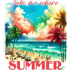 Heat transfers Iron on stickers  summer 79 for Tshirts Iron on Decal Patches Stickers Clothes Hat Pillows DIY Crafts