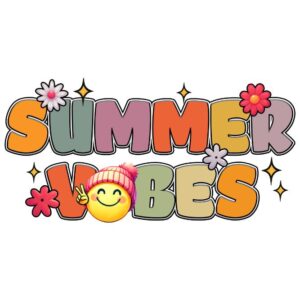 Heat transfers Iron on stickers  summer 81 for Tshirts Iron on Decal Patches Stickers Clothes Hat Pillows DIY Crafts