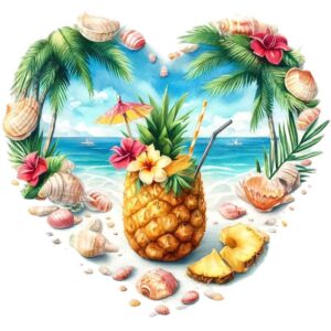 Heat transfers Iron on stickers  summer 9 for Tshirts Iron on Decal Patches Stickers Clothes Hat Pillows DIY Crafts