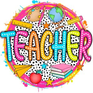 Heat transfers Iron on stickers  teacher 101 for Tshirts Iron on Decal Patches Stickers Clothes Hat Pillows DIY Crafts