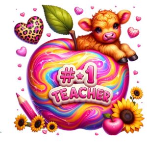Heat transfers Iron on stickers  teacher 109 for Tshirts Iron on Decal Patches Stickers Clothes Hat Pillows DIY Crafts