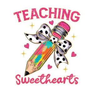 Heat transfers Iron on stickers  teacher 123 for Tshirts Iron on Decal Patches Stickers Clothes Hat Pillows DIY Crafts