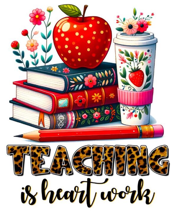 Heat transfers Iron on stickers  teacher 124 for Tshirts Iron on Decal Patches Stickers Clothes Hat Pillows DIY Crafts