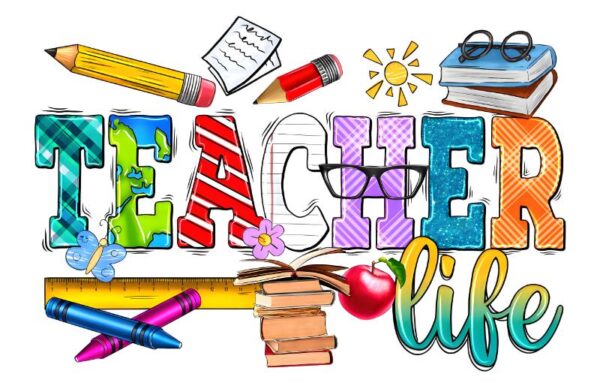 Heat transfers Iron on stickers  teacher 129 for Tshirts Iron on Decal Patches Stickers Clothes Hat Pillows DIY Crafts