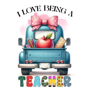 Heat transfers Iron on stickers  teacher 148 for Tshirts Iron on Decal Patches Stickers Clothes Hat Pillows DIY Crafts
