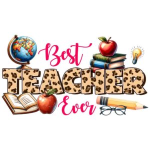 Heat transfers Iron on stickers  teacher 151 for Tshirts Iron on Decal Patches Stickers Clothes Hat Pillows DIY Crafts