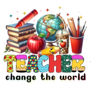 Heat transfers Iron on stickers  teacher 153 for Tshirts Iron on Decal Patches Stickers Clothes Hat Pillows DIY Crafts
