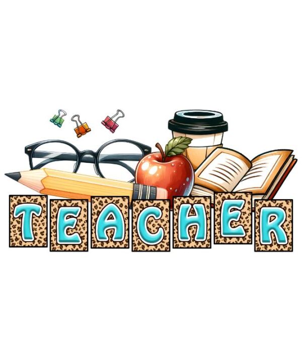 Heat transfers Iron on stickers  teacher 164 for Tshirts Iron on Decal Patches Stickers Clothes Hat Pillows DIY Crafts