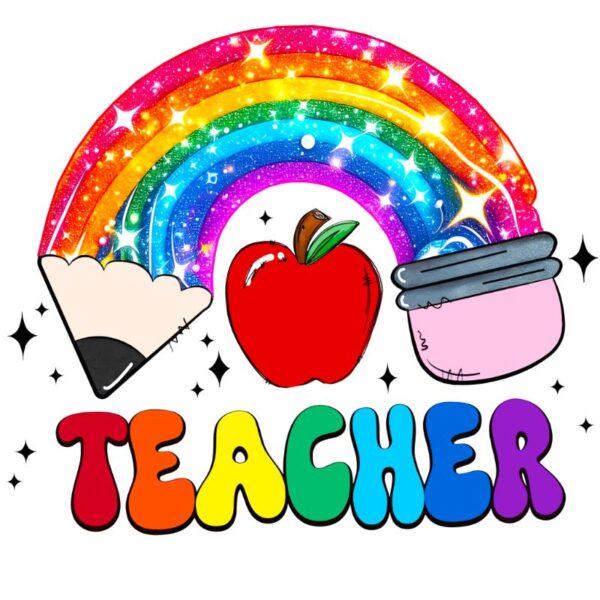 Heat transfers Iron on stickers  teacher 178 for Tshirts Iron on Decal Patches Stickers Clothes Hat Pillows DIY Crafts