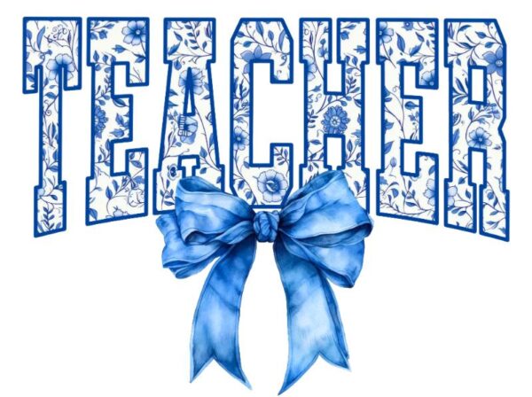 Heat transfers Iron on stickers  teacher 2 for Tshirts Iron on Decal Patches Stickers Clothes Hat Pillows DIY Crafts