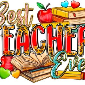 Heat transfers Iron on stickers  teacher 21 for Tshirts Iron on Decal Patches Stickers Clothes Hat Pillows DIY Crafts