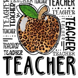 Heat transfers Iron on stickers  teacher 245 for Tshirts Iron on Decal Patches Stickers Clothes Hat Pillows DIY Crafts