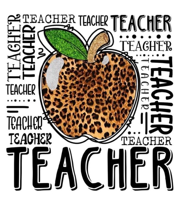 Heat transfers Iron on stickers  teacher 245 for Tshirts Iron on Decal Patches Stickers Clothes Hat Pillows DIY Crafts