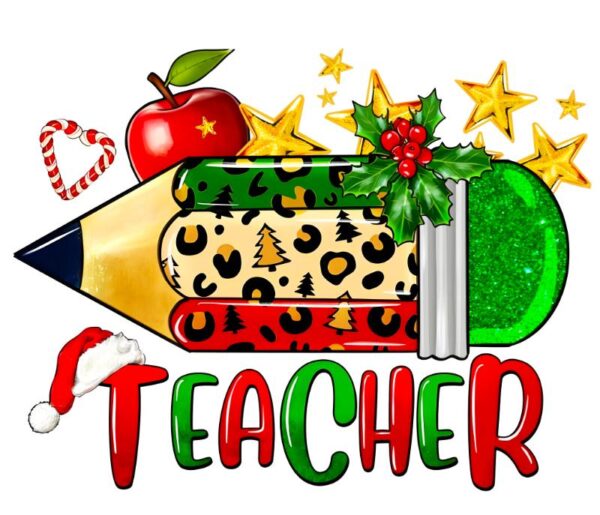 Heat transfers Iron on stickers  teacher 269 for Tshirts Iron on Decal Patches Stickers Clothes Hat Pillows DIY Crafts