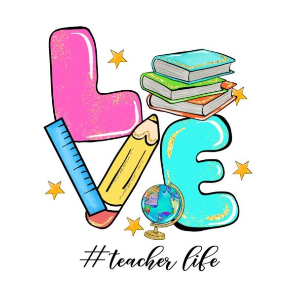 Heat transfers Iron on stickers  teacher 271 for Tshirts Iron on Decal Patches Stickers Clothes Hat Pillows DIY Crafts