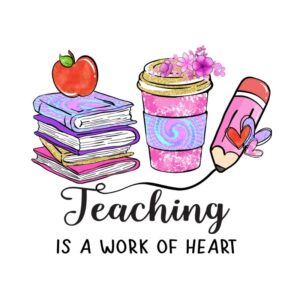 Heat transfers Iron on stickers  teacher 293 for Tshirts Iron on Decal Patches Stickers Clothes Hat Pillows DIY Crafts