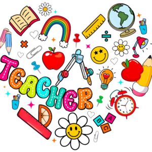 Heat transfers Iron on stickers  teacher 311 for Tshirts Iron on Decal Patches Stickers Clothes Hat Pillows DIY Crafts