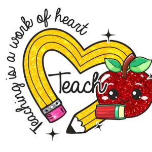 Heat transfers Iron on stickers  teacher 319 for Tshirts Iron on Decal Patches Stickers Clothes Hat Pillows DIY Crafts