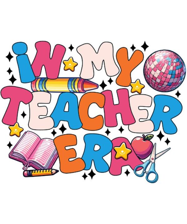 Heat transfers Iron on stickers  teacher 320 for Tshirts Iron on Decal Patches Stickers Clothes Hat Pillows DIY Crafts