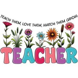 Heat transfers Iron on stickers  teacher 344 for Tshirts Iron on Decal Patches Stickers Clothes Hat Pillows DIY Crafts