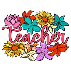 Heat transfers Iron on stickers  teacher 358 for Tshirts Iron on Decal Patches Stickers Clothes Hat Pillows DIY Crafts