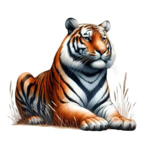 Heat transfers Iron on stickers  tiger 11 for Tshirts Iron on Decal Patches Stickers Clothes Hat Pillows DIY Crafts