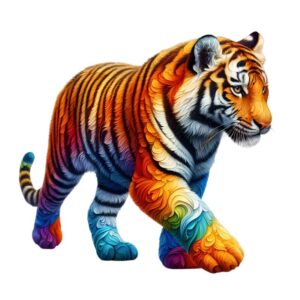 Heat transfers Iron on stickers  tiger 17 for Tshirts Iron on Decal Patches Stickers Clothes Hat Pillows DIY Crafts