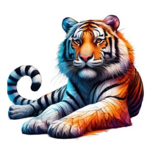 Heat transfers Iron on stickers  tiger 23 for Tshirts Iron on Decal Patches Stickers Clothes Hat Pillows DIY Crafts