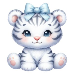 Heat transfers Iron on stickers  tiger 28 for Tshirts Iron on Decal Patches Stickers Clothes Hat Pillows DIY Crafts