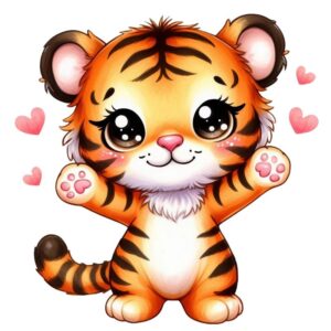 Heat transfers Iron on stickers  tiger 5 for Tshirts Iron on Decal Patches Stickers Clothes Hat Pillows DIY Crafts