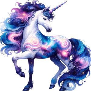 Heat transfers Iron on stickers  unicorn 7 for Tshirts Iron on Decal Patches Stickers Clothes Hat Pillows DIY Crafts