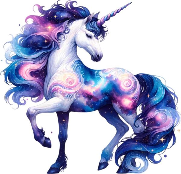 Heat transfers Iron on stickers  unicorn 7 for Tshirts Iron on Decal Patches Stickers Clothes Hat Pillows DIY Crafts
