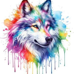 Heat transfers Iron on stickers  watercolor animal 12 for Tshirts Iron on Decal Patches Stickers Clothes Hat Pillows DIY Crafts
