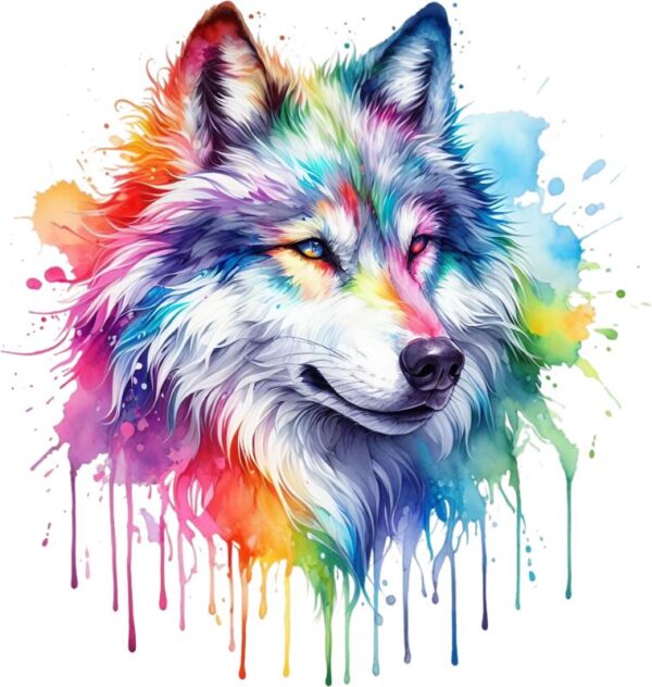 Heat transfers Iron on stickers  watercolor animal 12 for Tshirts Iron on Decal Patches Stickers Clothes Hat Pillows DIY Crafts