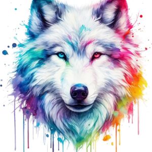 Heat transfers Iron on stickers  watercolor animal 13 for Tshirts Iron on Decal Patches Stickers Clothes Hat Pillows DIY Crafts
